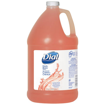 Dial professional gallon front label showing product name and volume for easy identification