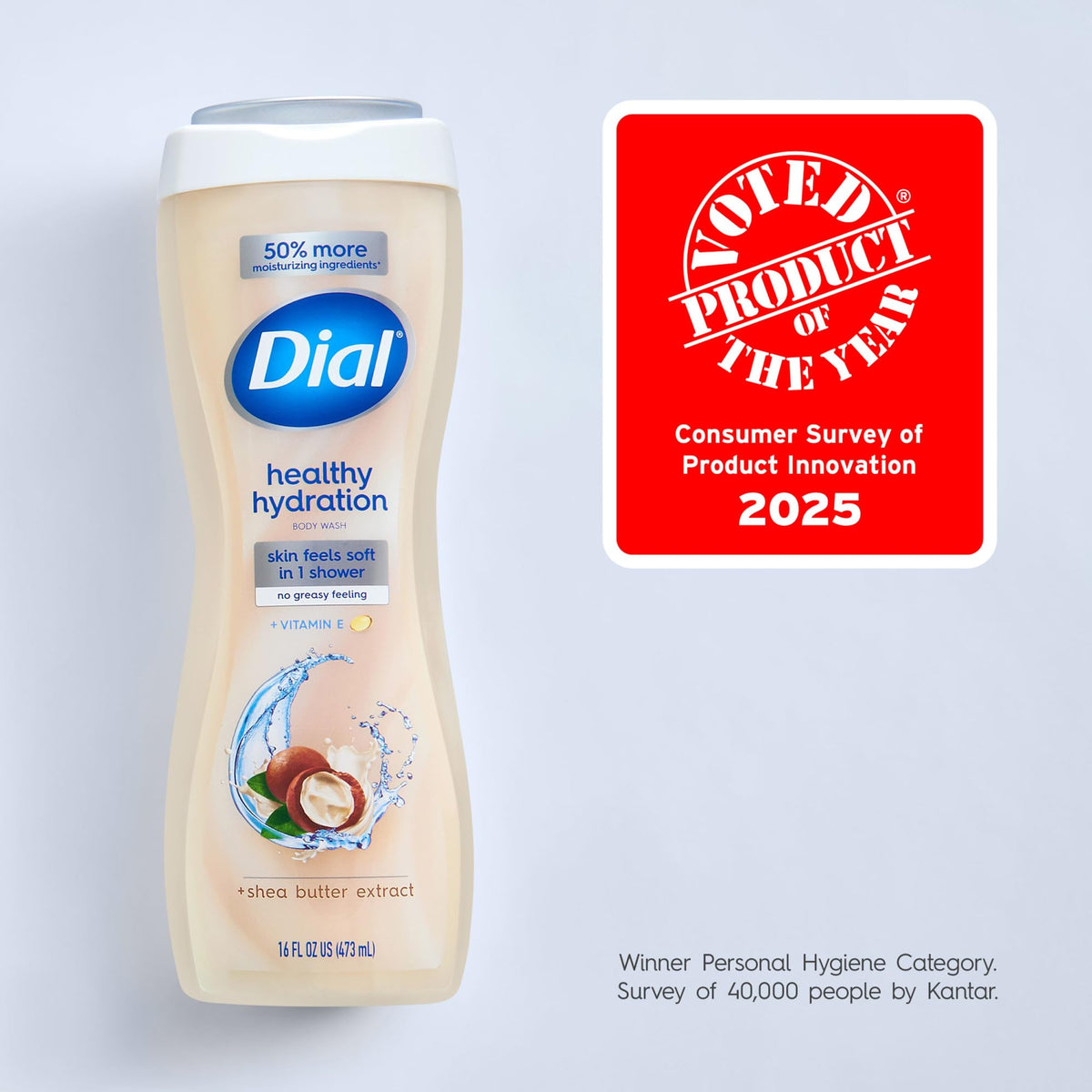 Dial shea butter extract close-up suggests nourishing skin benefits