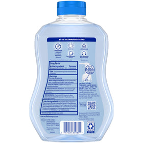 Dial refill beside 7.5 oz bottle showing capacity savings and convenience