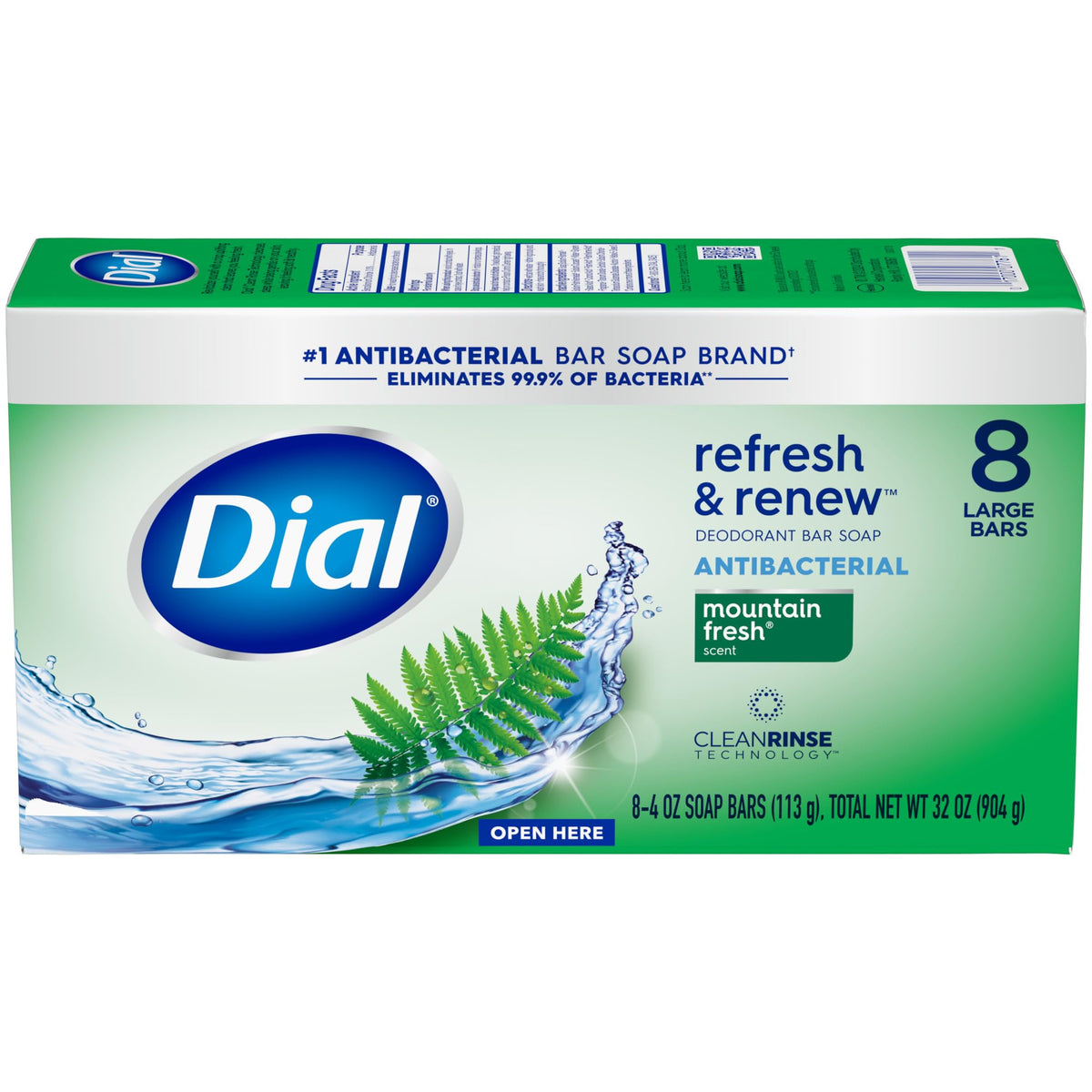 Dial product label and ingredient area highlighting gentle formula and no SLS/SLES