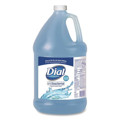 Dial one-gallon bottle front label showing spring water scent and benefits