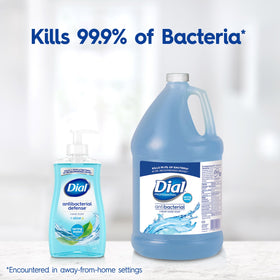Dial liquid soap lather close-up showing creamy texture and moisturizing effect