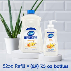 Dial bottle recycled plastic marking highlighting sustainable packaging