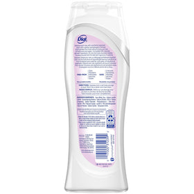 Dial bottle closeup label highlights hypoallergenic, vegan features for reassurance