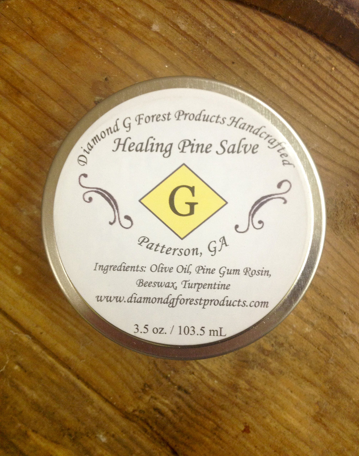 DIAMOND hand applying salve demonstrating easy absorption and protection