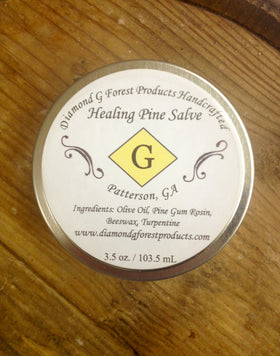 DIAMOND hand applying salve demonstrating easy absorption and protection