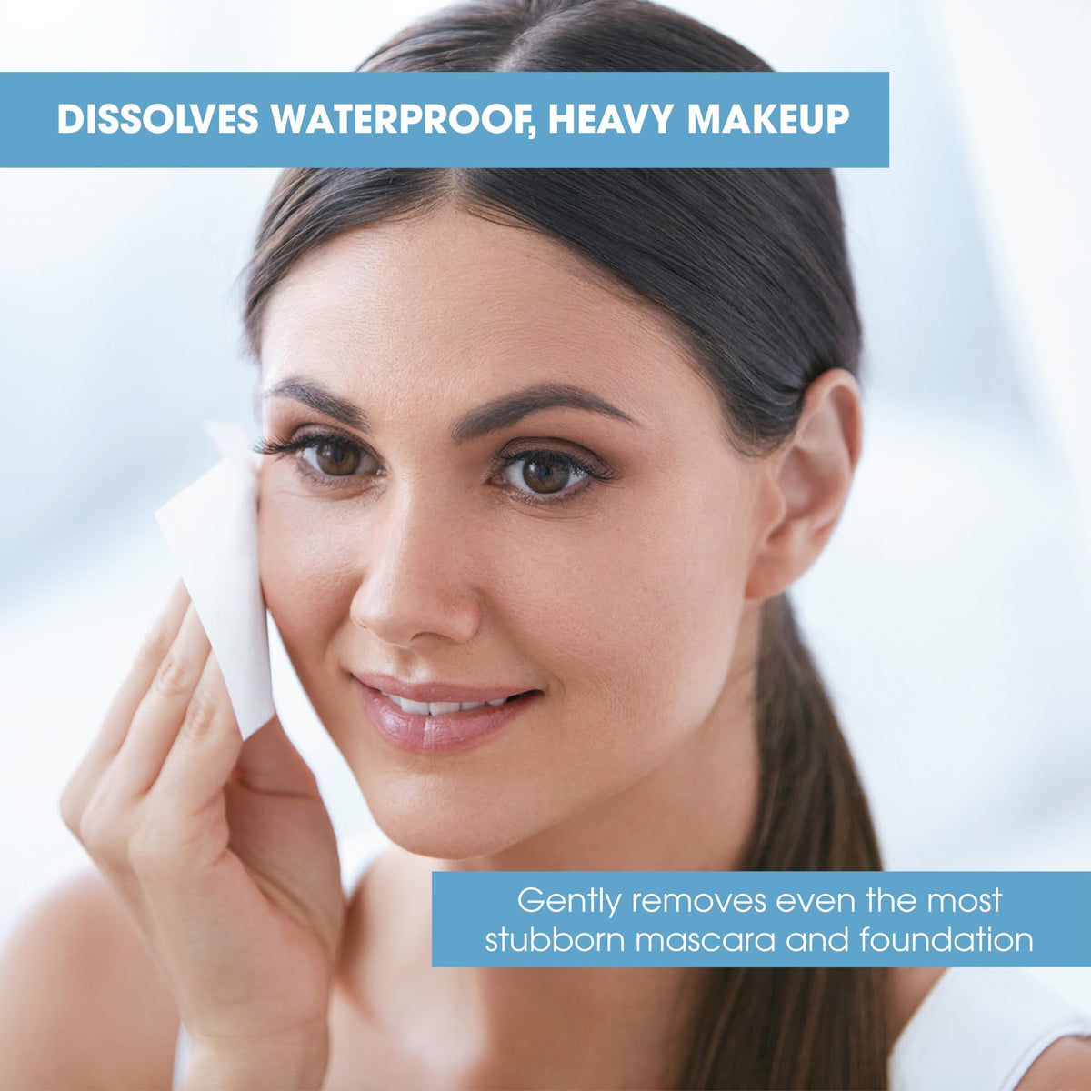 Diamond Wipes open case with a wipe pulled out for easy single-hand use
