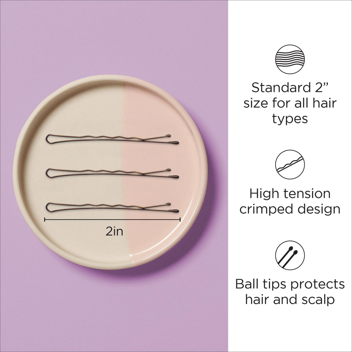 Diane close-up of crimped pin grooves for extra grip benefit