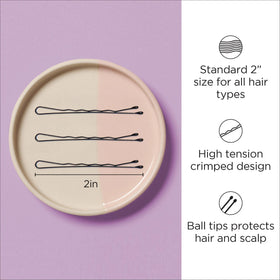 Diane close-up of crimped ridges showing enhanced grip on hair