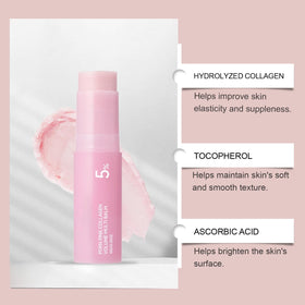 Dibhhui applying balm under-eye to reduce hollow appearance and brighten