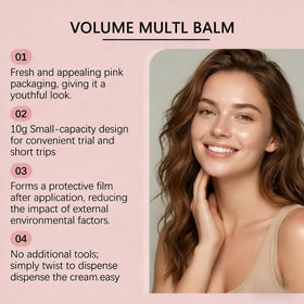 Dibhhui using balm on neck and jawline to visibly smooth and hydrate