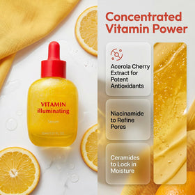 Dibhhui serum applied to cheek indicating even coverage and improved radiance