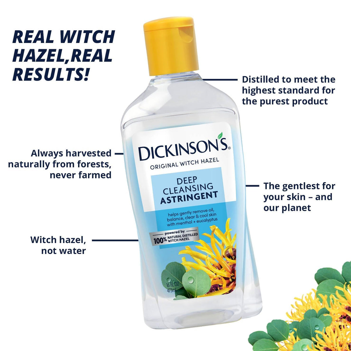 dickinson's cotton pad application removing makeup and impurities