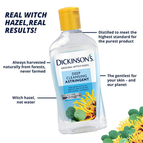 dickinson's cotton pad application removing makeup and impurities