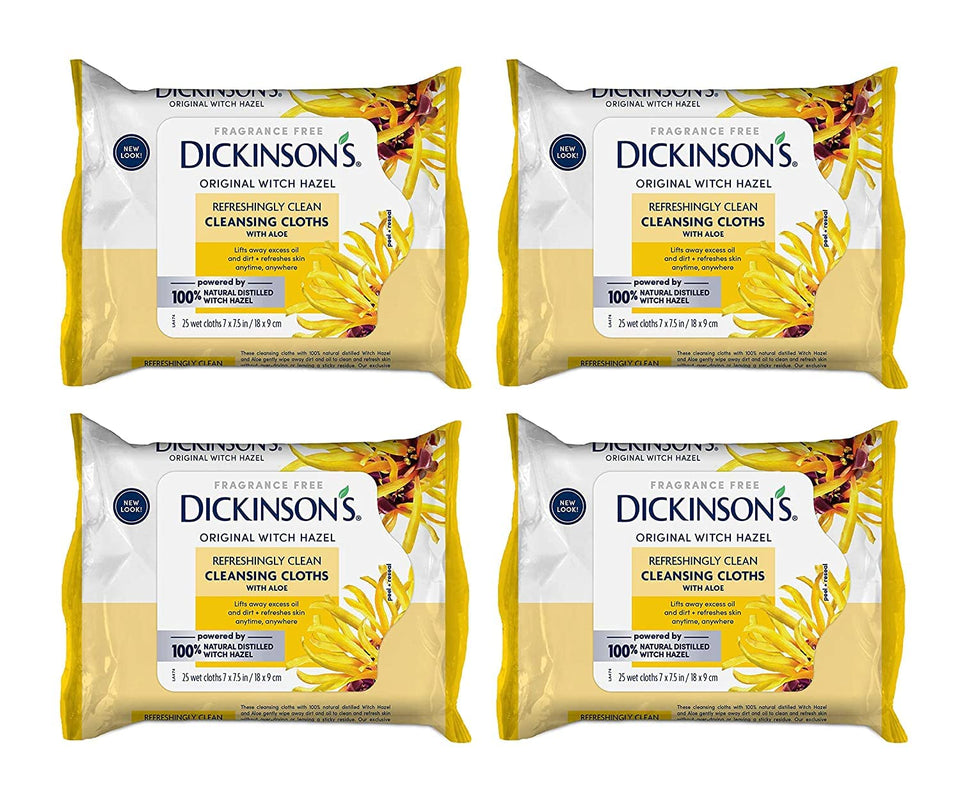 Dickinson's front packaging showing 4-pack and product benefits