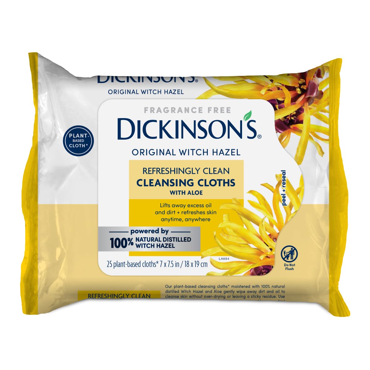 Dickinson's front packaging showing brand and product benefits