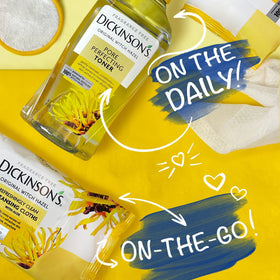 Dickinson's wipes inside a travel bag demonstrating on-the-go convenience