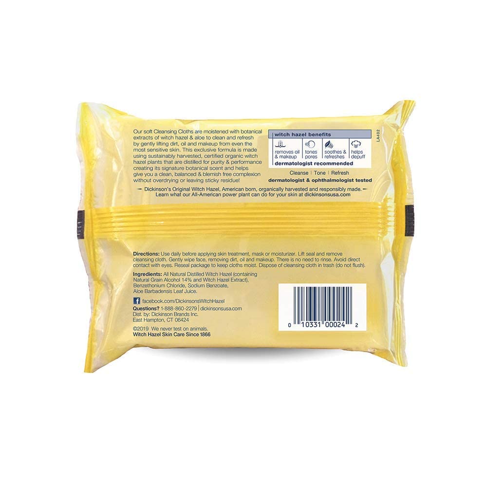 Dickinson's wipe texture close-up showing ultra-soft thickness benefit
