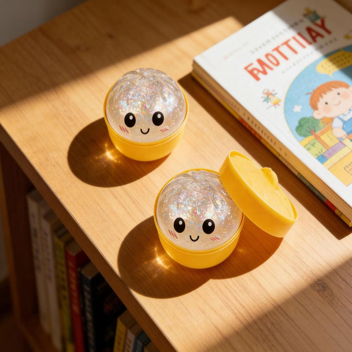 DICSINM on a desk in lifestyle scene adding whimsy and stress relief
