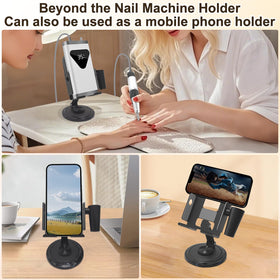 Diesisa pen and bit slot holding tools and bits for quick access during manicures