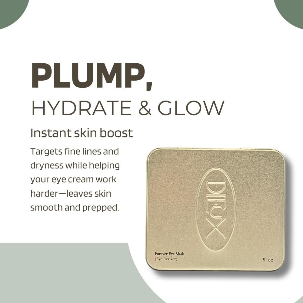 Dieux eye mask held in hand showing scale and portability benefit