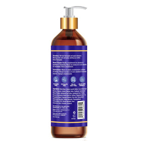 Difeel shampoo dispensing pump showing creamy texture for easy application