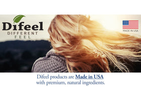 Difeel styled hair after treatment showing improved manageability