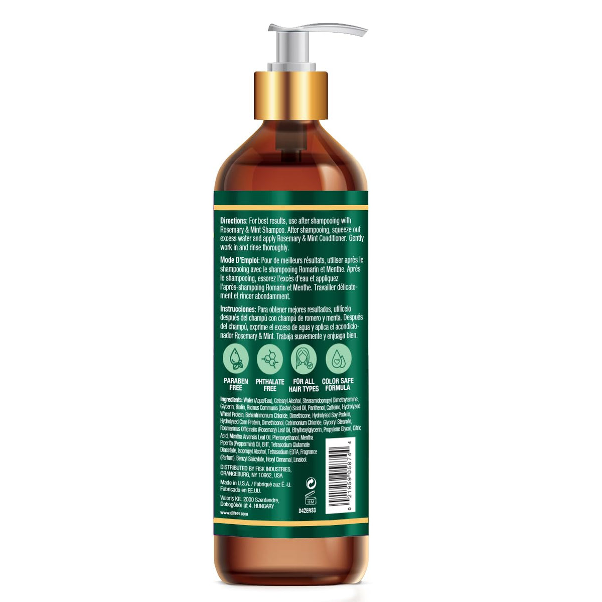 Difeel back label close-up highlighting ingredients and usage instructions benefit