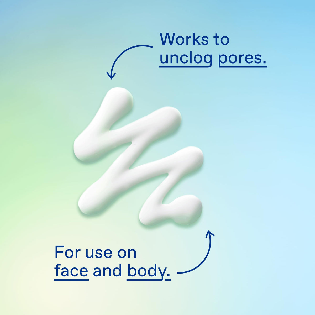 Differin ingredient focus showing benzoyl peroxide for targeted pore cleaning
