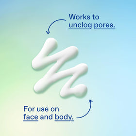 Differin ingredient focus showing benzoyl peroxide for targeted pore cleaning