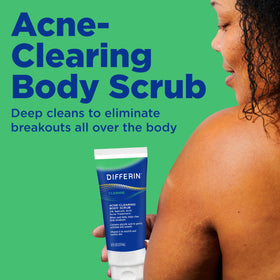 Differin textured gel close-up with beads for visible gentle exfoliation benefit