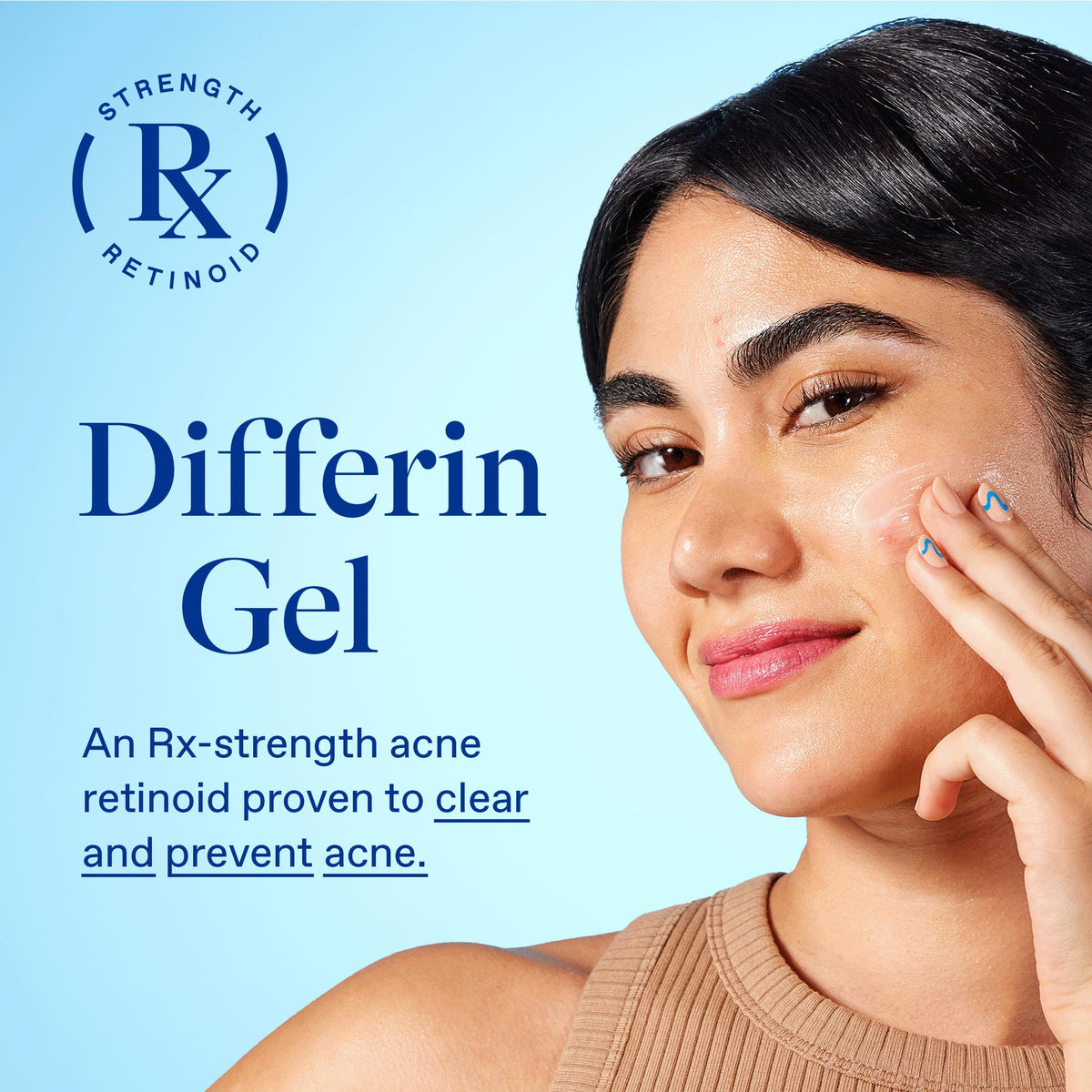 Differin close-up label showing adapalene active ingredient clarity