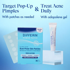 Differin gel texture on fingertip showing smooth application benefit