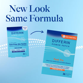 Differin adapalene gel tube close-up showing strength and clear labeling benefit