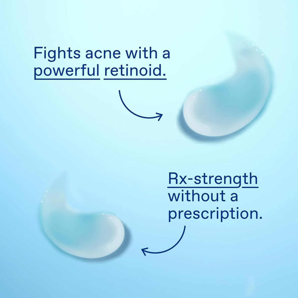 Differin ingredient panel showing adapalene and formulation transparency benefit
