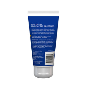 Differin label ingredient list highlighting PHAs and amino-acid cleansing benefit