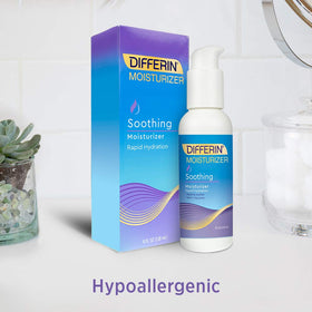 Differin closeup texture demonstrating smooth lightweight absorption benefit