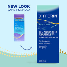 Differin texture close-up with micropearls demonstrating oil absorption