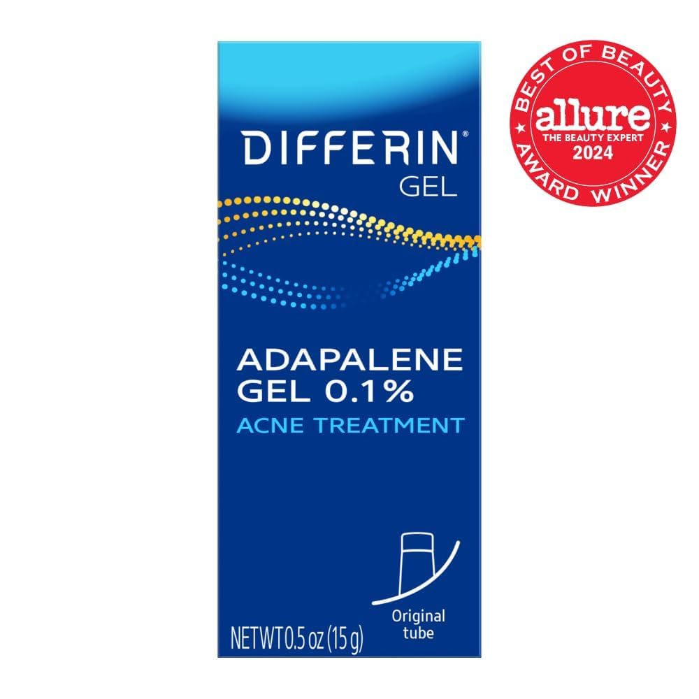 Differin gel texture close-up highlighting lightweight absorbent benefit