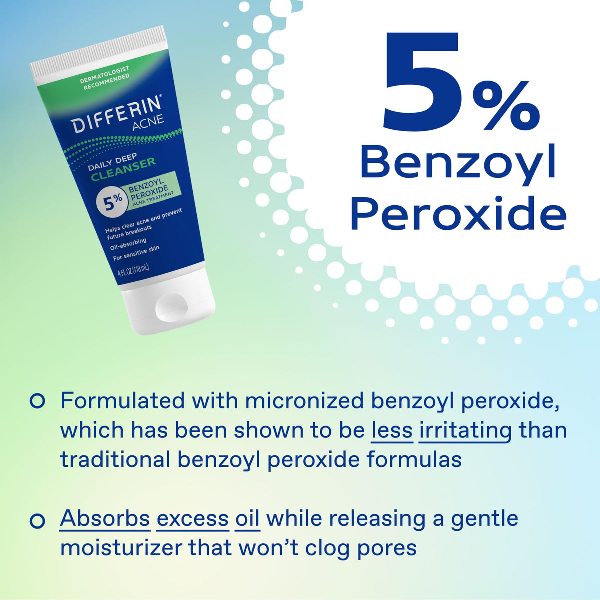 Differin bottle by sink in bathroom, suggesting easy daily routine use