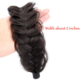 DIGUAN close-up of braid texture highlights synthetic fibers and natural look benefit
