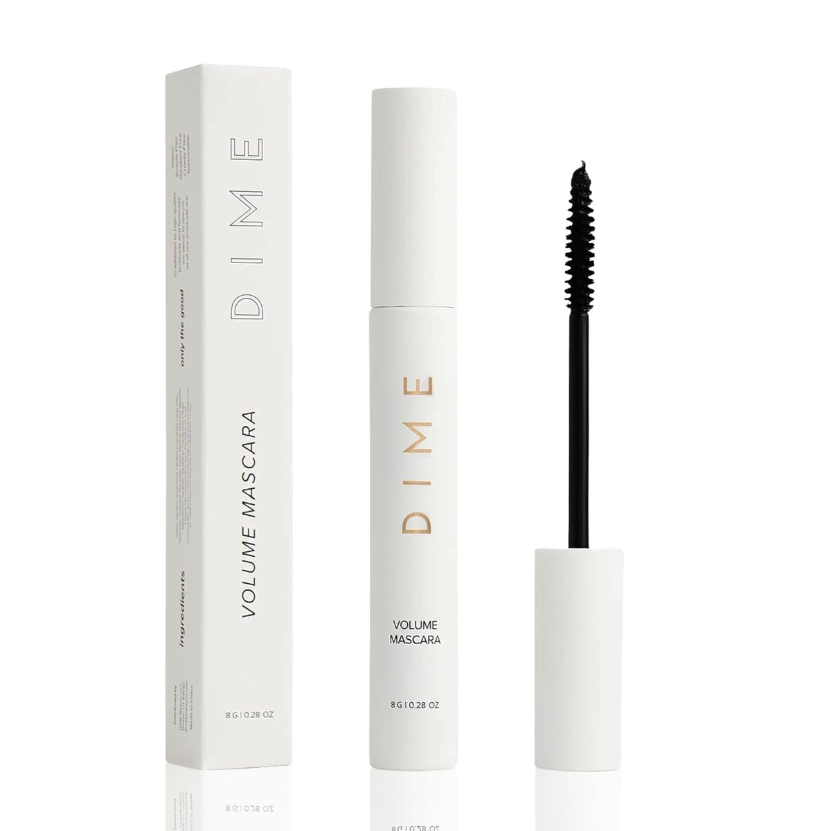 DIME tapered brush close-up for precise application and lash separation