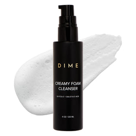 DIME front packaging showing cleanser and clean formulation benefits
