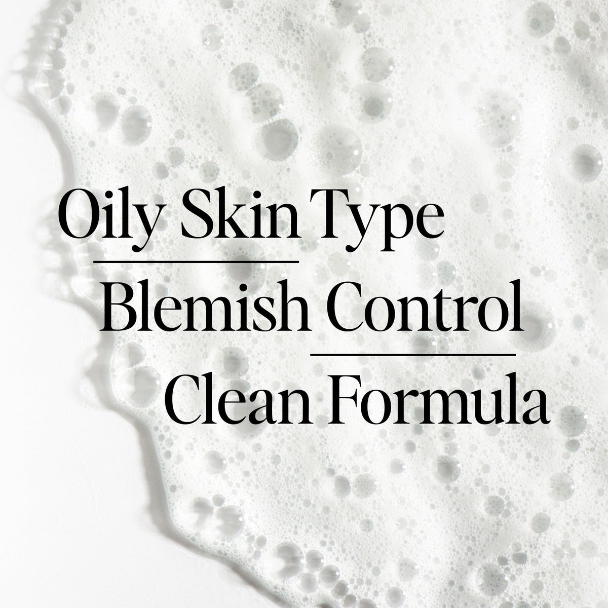 DIME pump dispensing creamy foam for easy, controlled cleansing