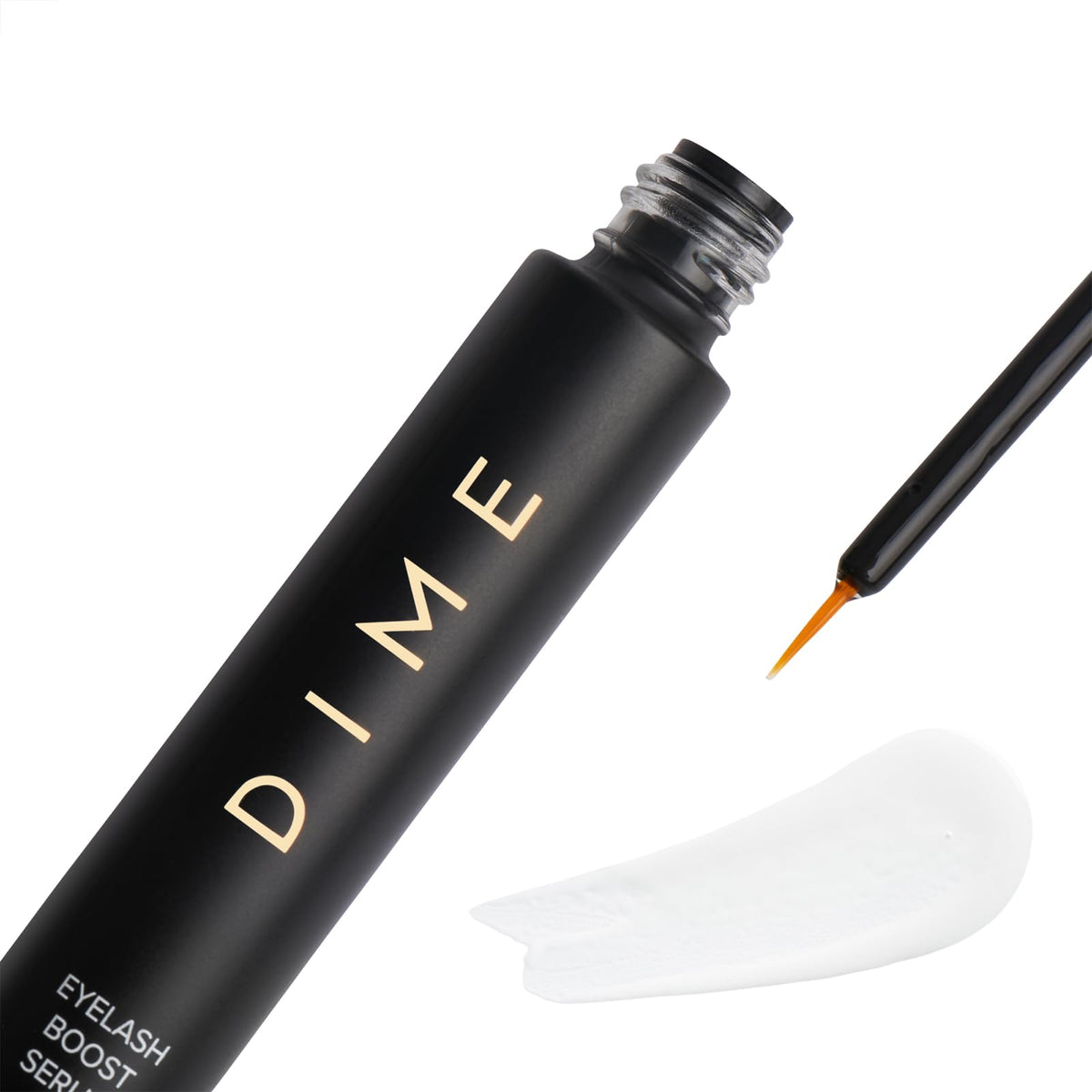 DIME serum on bathroom shelf within daily routine, ease of morning use