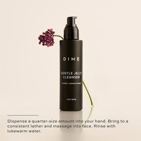 DIME ingredients label highlighting vitamin E, coconut and lycopene benefits