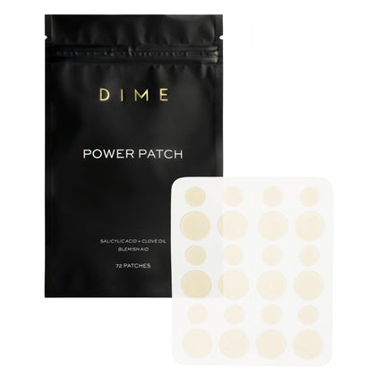 DIME front packaging showing 72-count patch supply and benefits