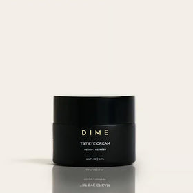 DIME jar on nightstand suggesting nightly renewal and firmness benefits