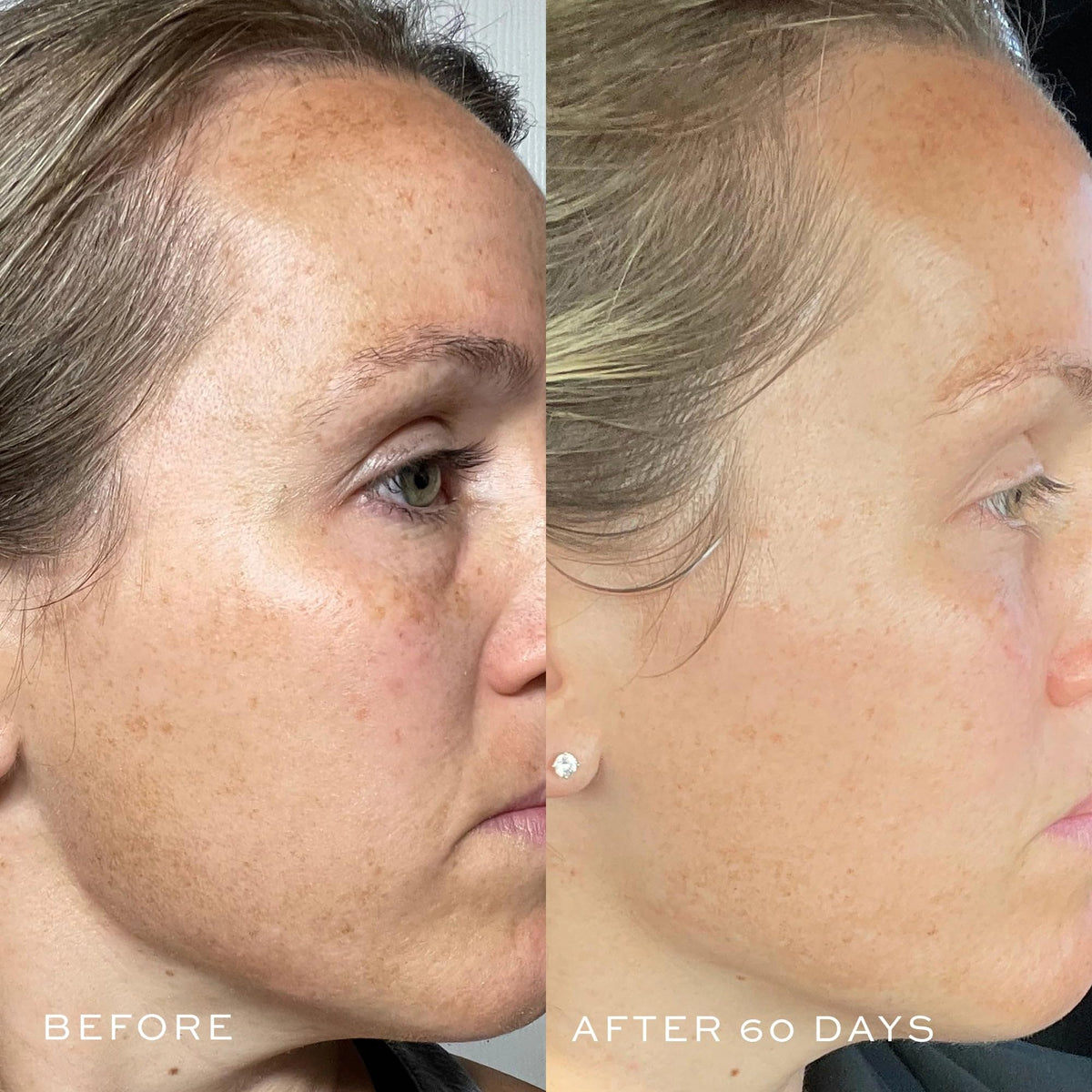 Close-up of DIME TBT Serum texture demonstrating lightweight absorption and hydration