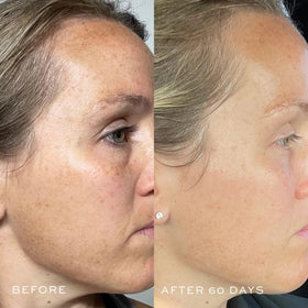 Close-up of DIME TBT Serum texture demonstrating lightweight absorption and hydration